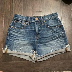 Madewell High Rise Denim Shorts